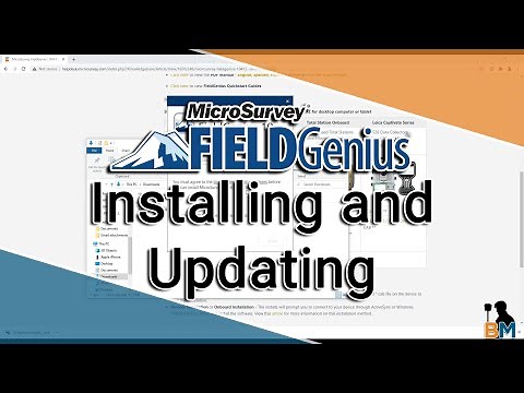 MicroSurvey FieldGenius How To: Installing and Updating FieldGenius | Bench Mark
