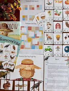 Scarecrow Unit | Preschool Printable Fall Activities, Sequencing, Puzzles, Playdough, Beginning Sounds - Etsy Canada