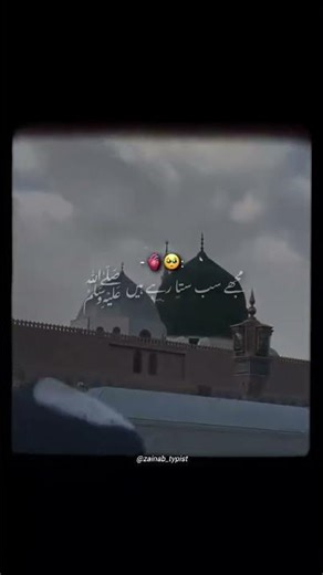 ​Gumbad-e-Khizra Ke Manazar Ke Sath Rula Dene Wala Kalam || Aye Tabeeb Jald Aa Ja