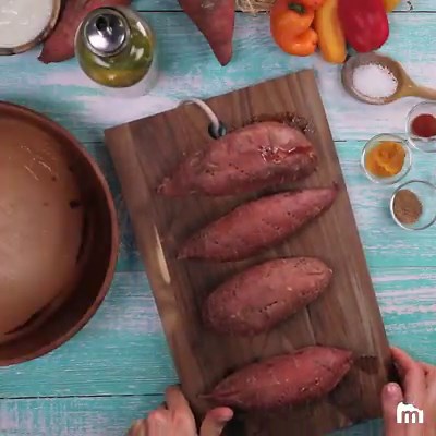 [Revisitez vos classiques] Une nouvelle version de la patate douce, encore plus fondante 😋 La recette ➡️ http://bit.ly/2elfBrB | Marmiton
