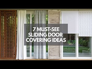 7 Window Covering Ideas For Sliding Glass Doors