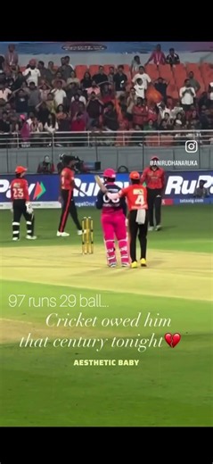 Poor baby he deserved a century…..!!￼😶🧿 #cricket #cricketlover #vaibhav #ipl #100 #RR #viral #fyp