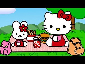 Hello kitty and friends coloring book