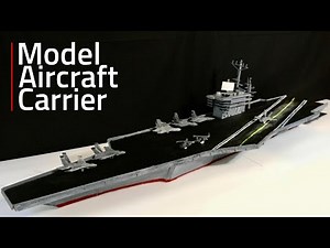 Making a Model Aircraft Carrier from Scratch using Foamboard