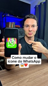 Como mudar o ícone do WhatsApp no iPhone #dicas #truques #whatsapp #celular #techtips #tutoriais #whatsapptips #tipsandtricks #dicasdecelular #guicassiri | Gui Cassiri