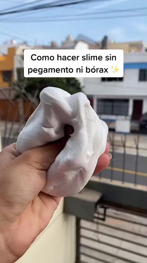 Cómo hacer slime sin pegamento ni borax en casa