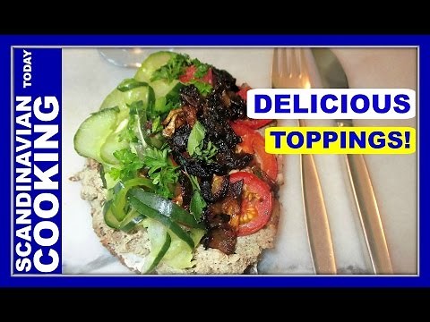 How To Make Danish Liverwurst Open Face Sandwich with Delicious Toppings 🍴