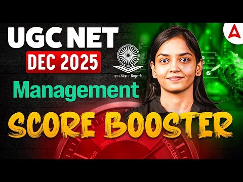 UGC NET Management | UGC NET Management Most Important Questions Revision By Kanupriya Mam