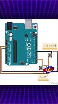 Curso Arduino Video 7 - Entradas con pull-down y pull-up #tecnologia #arduino #robotica