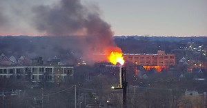 Explosions during structure fire near 30th and North likely caused by welding chemicals, officials say