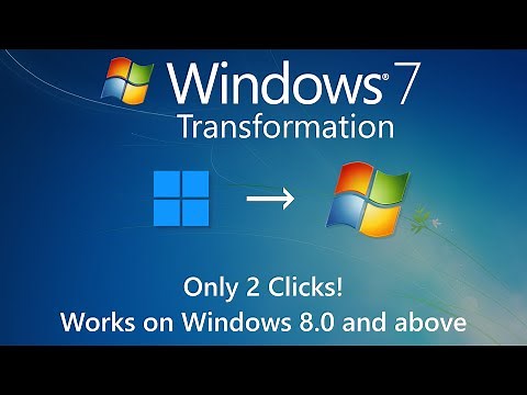 Revert8Plus: Transform Windows 8/10/11 into Windows 7 or Vista