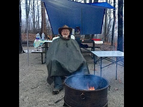 Tent Camping in the Rain