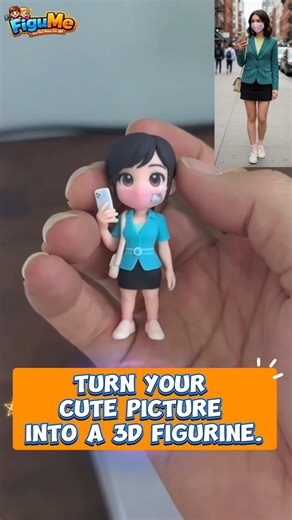 Your Cute Picture, Turned into a Custom 3D Figurine – Figume