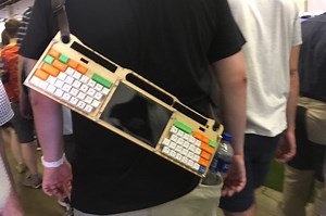 Maker Faire Bay Area 2017: Commute Deck RPi Workstation #makerfaire #raspberrypi