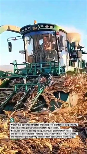 Precision Row Planter in Action – Smart Farming Revolution #FarmingTech #PrecisionAg #ModernFarming