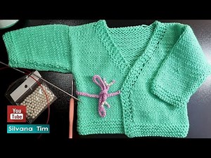 How to Knit a Kimono-Style Baby Jacket | Easy Step-by-Step Knitting | Tutorial 862