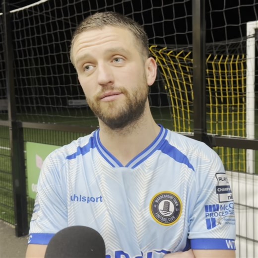 "We are mixing it well" Jim O'Hanlon on being back in the Championship with Warrenpoint Town FC 🎙️ #PlayrFitChamp | NI Football League