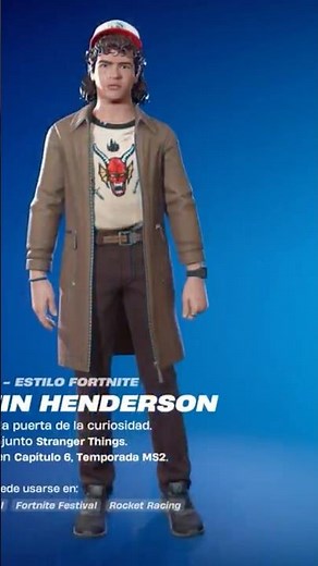 [LEAKS] STRANGER THINGS SKINS in FORTNITE SHOWCASE #fortnite #shorts