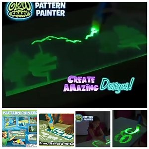登登登登🙆🏻‍♂️神奇法寶 PATTERN PAINTER光影圖形刷🥰 超好玩🙆‍♀用光都可以畫畫✍🏻超過40款圖案‼️團購價🔻$48/套🛒 今日我地推出既PATTERN PAINTER光影圖形刷🥰☝🏻 係歐美已經超級之受歡迎🙆‍♀ 好似影片示範咁📺 小朋友只需要用發光畫刷✏ 係畫板上刷刷刷📝 就會有唔同既圖形出左黎 畫出黎既圖案仲已經變左夜光 😍😍 真係超神奇😆😆 畫完幾分鐘後無左又可以再畫過其他圖案☝🏻 新奇有趣仲超級耐玩👍🏻 有興趣既媽媽唔好錯過啦💁‍♂ 每套內含 畫刷,畫版, 模版 團購價🔻$48/套 產品不包郵,可選擇觀塘門市自取📦/順豐到付🚚/PICKUPP住宅到付🏘️/加購智能櫃運費優惠🛍️ 門市地址 🏢:觀塘成業街27號日昇中心1207室 開店時間: 12:00~19:00 (一至日) | Angel Kids - Jellymom & Bebenuvo專賣店
