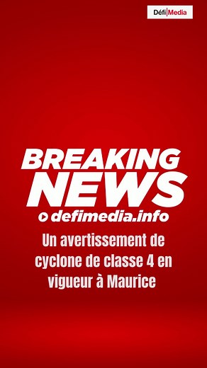 Breaking News: Cyclone Hits Mauritius Today | Defimedia