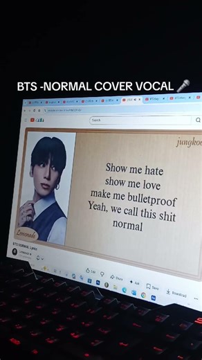 BTS NORAML COVER VOCAL 🇩🇿🎤 #BTS #swimbts #keepswimming #jungkook #taehyung #JIMIN #JHOPE #NORMAL