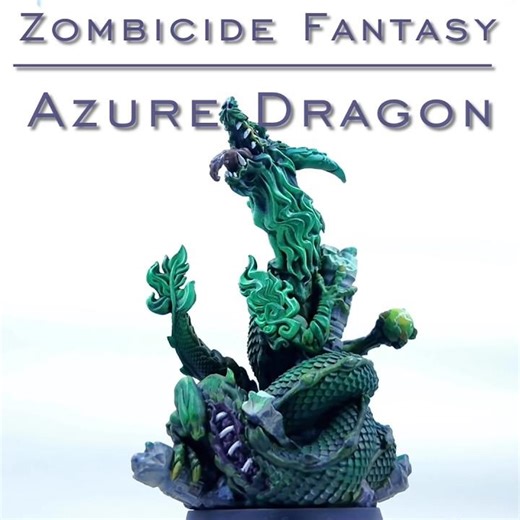 Zombicide: Fantasy || Divine Beasts || Abomination || Azure Dragon #shorts #zombicide