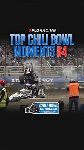4️⃣ Slo-mo view of Sammy Swindell's big crash at the Chili Bowl Nationals Top #ChiliBowl Moments of 2026 | NOS Energy Drink | FloRacing