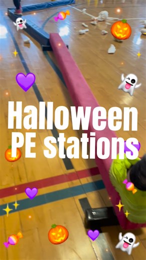 👻 Make your PE class spook-tacular with these easy printable Halloween station signs! 🎃 Just print, post, and play — Use equipment you already have in your closet! 🕸️🧡 👇 Comment “Halloween” and I’ll send you the link! #pe #physicaleducation #peteacher #halloweengames #halloweenactivities #peteachersofinstagram | Phys Ed Girls