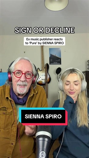 View the full, uncut reaction via the link in our bio! 🤠 I’m a former music publisher. My daughter introduces me to songs I’ve never heard before, and I have to decide if I would have signed it back in the day! ✍🏻 Drop your next song recommendation in the comments 🎶 #music #musictok #react #newmusic #siennaspiro @SIENNA SPIRO