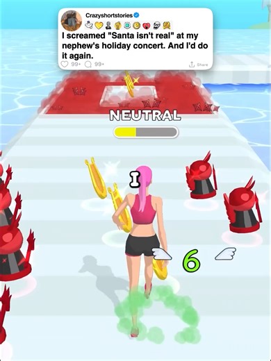 Screaming 'Santa Isn't Real' at Holiday Concert