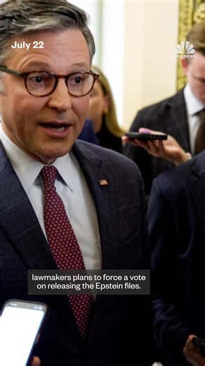 192K views · 7.3K reactions | The GOP-controlled House is cutting short its last workweek before the summer recess because of a fight on Capitol Hill over the release of the government’s files on Jeffrey Epstein. | NBC News | Facebook