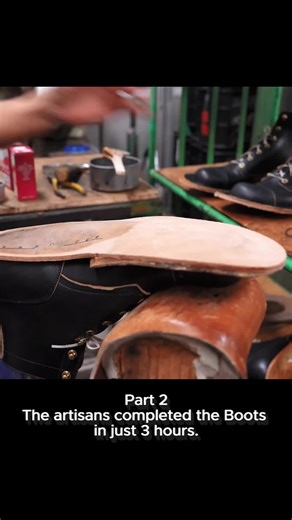 Crafting Handmade Boots: A 3-Hour Journey