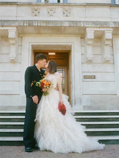 Jessica Gwyneth | Hackney Town Hall moments with Bernadette & Pascal 🤍✨ Venue @hackneyvenues Dress @iay_iamyours Tailoring @eawilliams.studio ... | Instagram