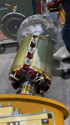 The production process of brushless alternator #generator