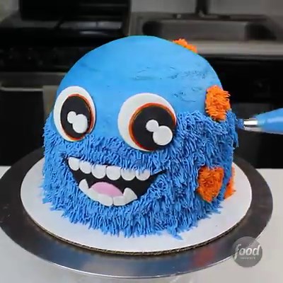 1.3M views · 2.5K shares | Chelsweets’ Monster Smash Cake is ADORABLE! | Food Network | Facebook