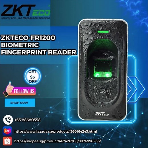 ZKTeco FR1200 Biometric Fingerprint Reader