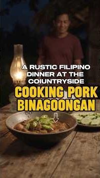 A Rustic Filipino Supper 🇵🇭 | Cooking Pork Binagoongan in a Countryside Nipa Hut