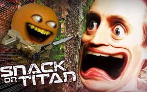 【Annoying Orange】烦人的橙子 - 进击的点心 （进击的巨人模仿秀）