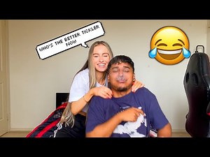 TICKLE CHALLENGE using her Nails 😂 This was hilarious !!!