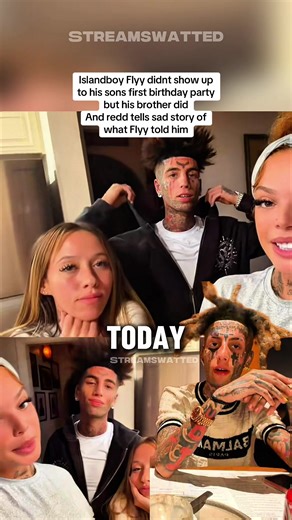 Islandboy Flyy didnt show up to his sons first birthday party but his brother did And redd tells sad story of what Flyy told him #islandboys #flyysoulja #flyy #redd #kayla