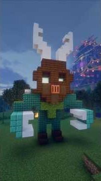 Minecratf Forest Monster Build 👹 #minecraft #shorts