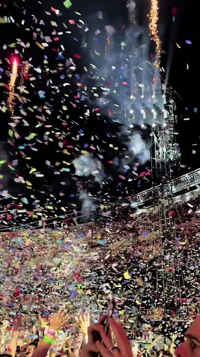 Taylor Swift Concert Experience with Confetti and Fireworks