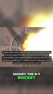 Sputnik 1: How The USSR Shocked America & Started Space Race! #shorts