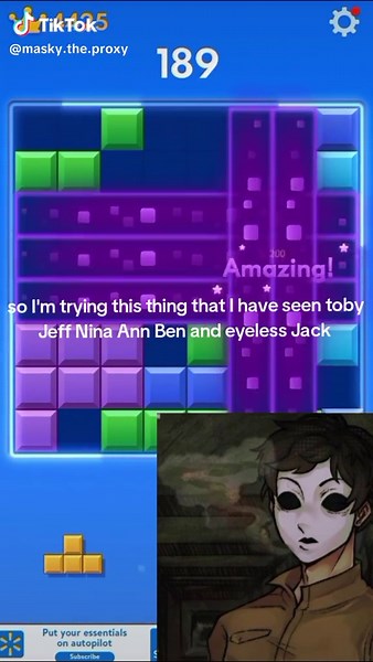 Masky Tries Creepypasta Challenge with Eyeless Jack