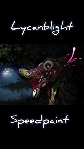 Lycanblight Warframe Fanart Speedpaint