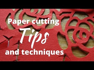 5 PRO tips and techniques for you to master paper cutting using precision knife!
