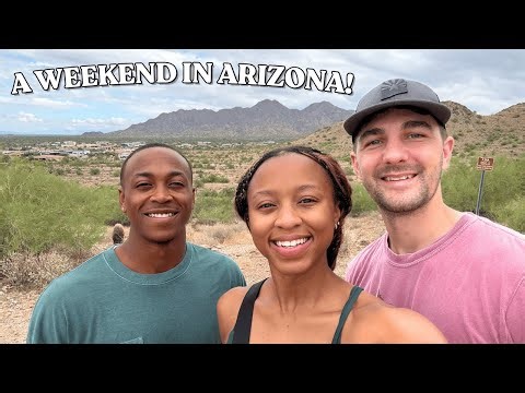 Destiny's BROTHER is in town! Finally decorating our guest room + a fun weekend in AZ!