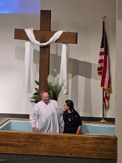 ✝️Easter Sunday 2025 Part 1 Today was truly a blessed Easter Sunday!! Our boy Cayden was baptized!!✝️🤍 Watching him grow in his Christian faith and life has been a beautiful blessing during these difficult days. The joy on Caydens face as he came out of the baptismal water brought me to tears!!🙏🏻✝️🤍🥹 Charles Bollinger is rejoicing in heaven!!🤗🥹🤍✝️ Richland Baptist Church Alexa Stallsmith Brianna Schwab Nick Smith Samuel Nazariya #eastersunday #easter #easterbaptism #faith #joy #love #jes