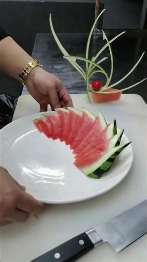 Carving Harmony: Creative Designs with Watermelon, Orange & Melon Carving cutting Tips and Tricks#