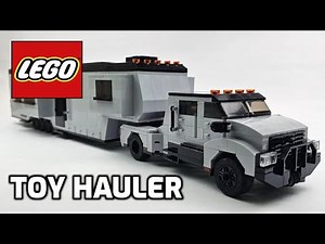LEGO Fifth Wheel Toy Hauler Camper Custom Moc